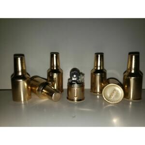 Vintage 6 Old Bottle Shape Lighters Metal Gumball Vending Prizes SKU 29